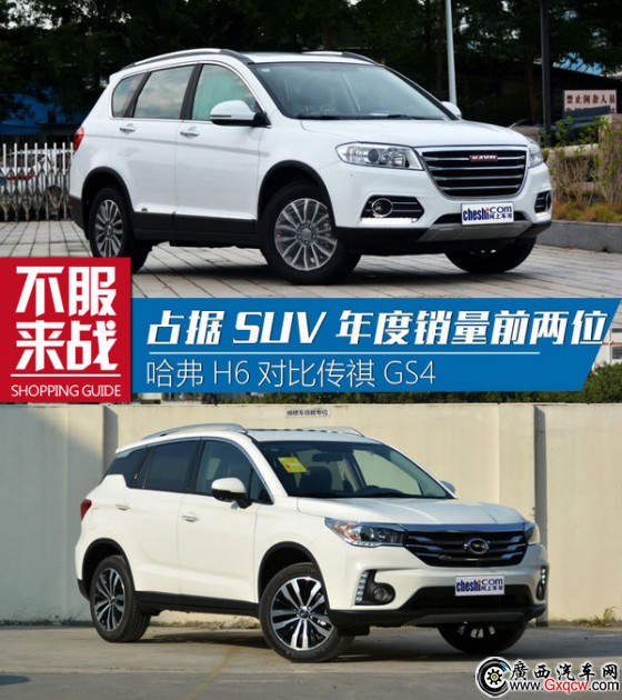 占據(jù)SUV年度銷量前兩位 哈弗H6對比傳祺GS4-圖1
